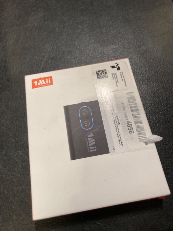 Photo 1 of 1Mii Bluetooth 5.3 Transmitter Receiver for TV to Wireless Headphones, Dual Link aptX Adaptive/Low Latency/HD Audio, Aux Bluetooth Audio Receiver Adapter for Home Stereo, Airplane, Boat, Gym