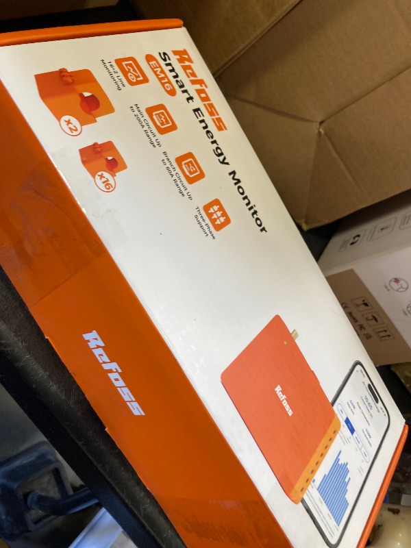 Photo 1 of Smart Home Energy Monitor Supports Home Assistant, Real-Time Accurate Energy Consumption Tracking, Electricity Usage Monitor with 16x60A Circuit Sensor, 36-Month History, Solar Metering, ETL Certified