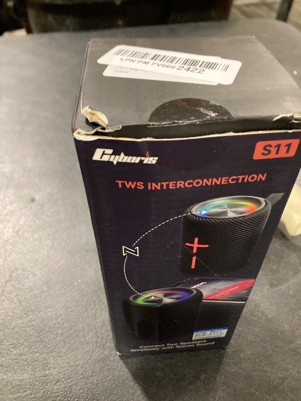 Photo 1 of 2 in 1 Magnetic Dual Splittable Bluetooth Speaker, IPX6 Waterproof Split Portable Wireless Speaker with 20W Loud Stereo Sound, Bluetooth V5.3, 24H Playtime, Multiple pairing for Home,Outdoor or Travel