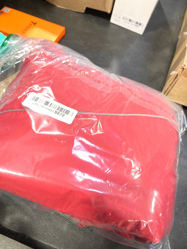 Photo 1 of Greyhound Lurcher Winter Coat, Whippet Jacket with Padded Fleece, Waterproof Dog Snowsuit with Adjustable Bands and High Reflective be Safety - Red - XLarge