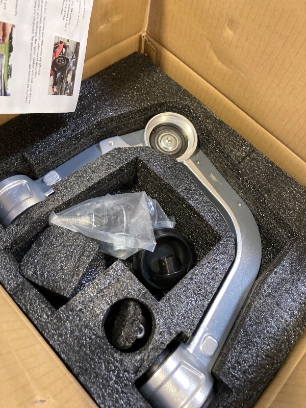 Photo 1 of KSP 2-4" Forged Control Arm for Tacoma Hilux 2004-2023, Aluminum Upper Control Arm With Rubber Bushing Compatible with Toyota Prerunner Fortuner 05-23, Aftermarket One-piece Design Front UCA (Silver)