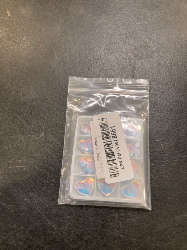 Photo 1 of 12PCS Crystal Suncatcher Pendants, Heart Prism Suncatcher Hanging Pendant, Colorful Sun Catchers with Crystals, 18mm Hanging Crystals for Windows, Rainbow Maker for Gift Necklace Making Wedding Decor