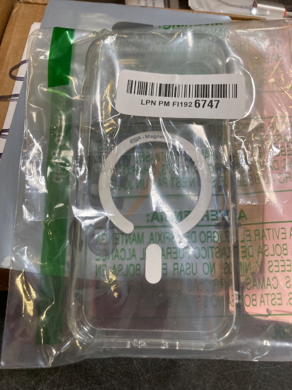 Photo 1 of ESR for iPhone 17 Pro Case, Camera Control, Compatible with MagSafe, Shockproof Military-Grade Protection, Magnetic Phone Case for iPhone 17 Pro, Classic Hybrid Case, Clear