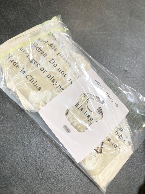 Photo 1 of Civarua Kids 3-Pack Waterproof Baby Bibs for Eating - Mess Proof Lightweight Toddler Feeding Bibs with Large Food Catcher, Food-Grade Baby Eating Essentials, Easy to Put On & Clean(Olive Green Floral)