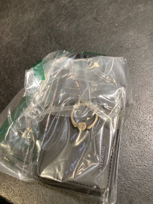 Photo 1 of SZHAIYU K1 2 in 1 Detachable Magnetic Phone Cases Compatible with iPhone 16 Pro Case with Card Holder Ring , Compatible with Magsafe Wallet, Leather Men 6.3'' RFID Blocking (iPhone 16 Pro,Black)