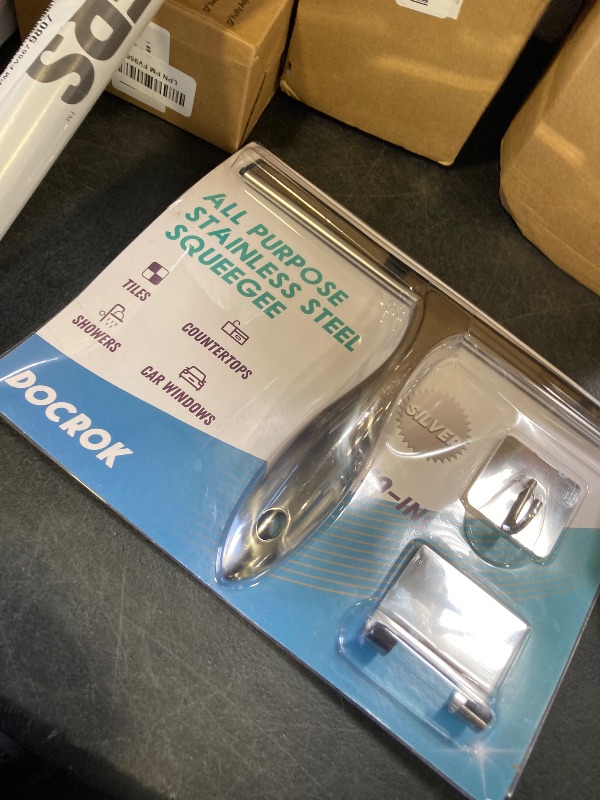 Photo 1 of All-Purpose Stainless Steel Shower Squeegee