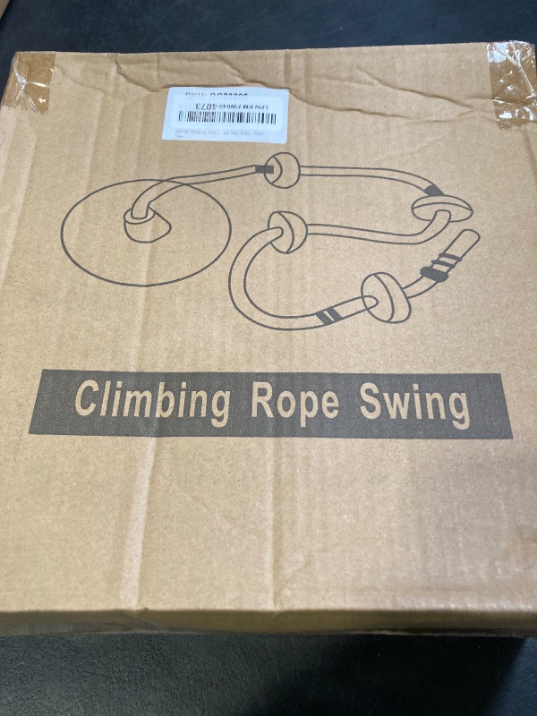 Photo 1 of REDCAMP Climbing Rope Swings for Trees, Heavy Duty Plastic Disc Swing Seat for Kids and Adults with Hanging Strap and Snap Hooks