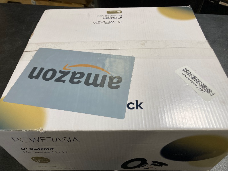 Photo 1 of 12 Pack 4 Inch Black LED Can Lights Retrofit Recessed Lighting, 5CCT 4 Inch Recessed lights Selectable 2700K-6000K Dimmable, 9W 630LM Recessed Lights with Metal Smooth Trim- ETL and Energy Star