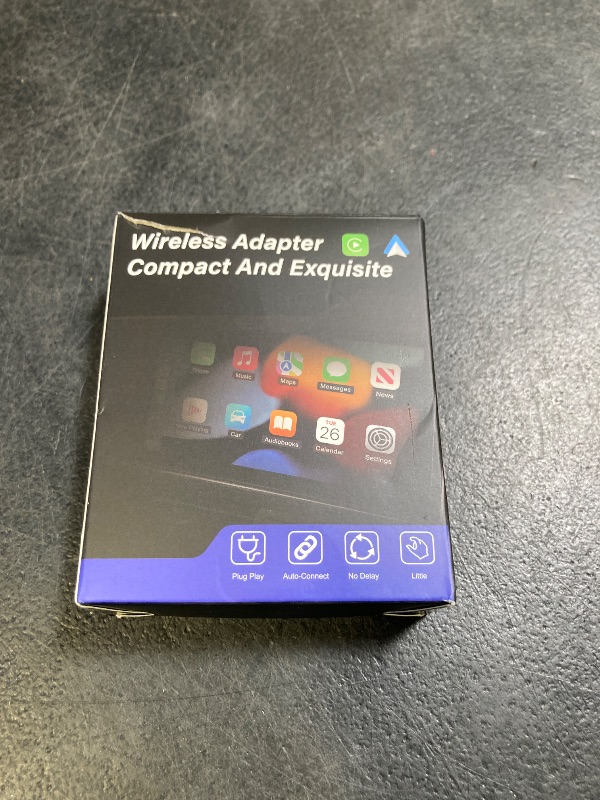 Photo 1 of MIXGOLD 2026 Wireless CarPlay for iPhone, 2-in-1 Plug and Play Converts Wired to Wireless CarPlay Android Auto, Fast Auto-Connect, Zero Latency, Carplay GPS Navigation System for iPhone