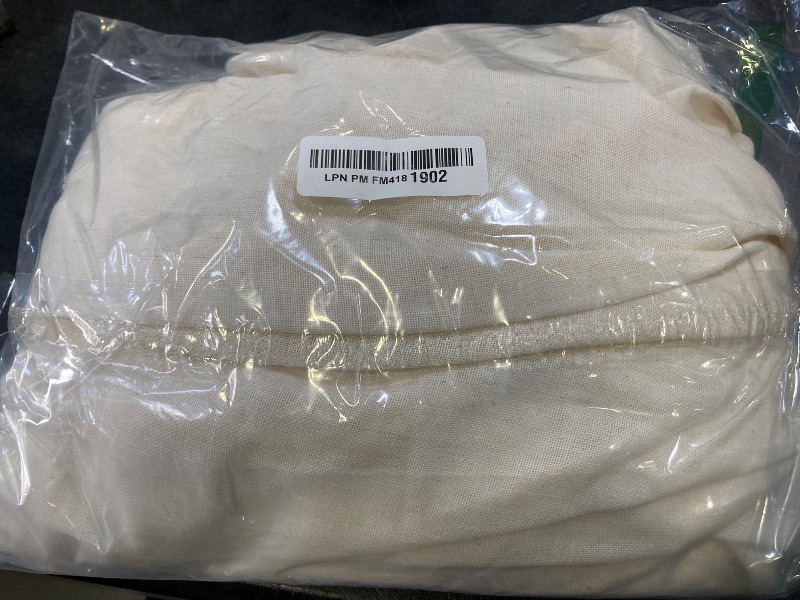 Photo 1 of DUKIYO Pinch Pleated 105 Inch Linen Curtains with Hooks Rings Back Tab for Living Dining Room Farmhouse Light Filtering Semi Sheer Custom Memory Shape Pinch Pleat 105 Inch Drapes Sand Beige 1 Panel