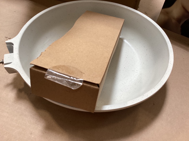 Photo 1 of SENSARTE Nonstick Ceramic Frying Pan Skillet, 9.5 Inch Omelet Pan, Healthy Non Toxic Chef Pan, Induction Compatible Egg Pan with Heat Resistant Handle, PFAS-Free