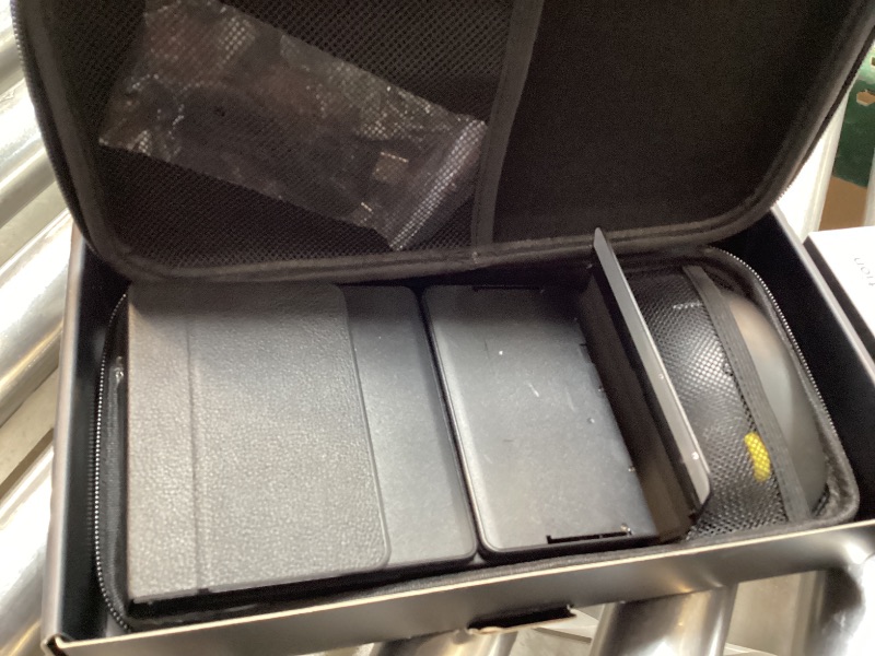 Photo 1 of Samsers Foldable Keyboard and Mouse, Folding Bluetooth Keyboard Mouse Combo with Backlight, 2.4G + BT5.0 x 2, Full-Size Travel Keyboard & Portable Wireless Mouse for Windows/Android/iOS/Mac OS, Black