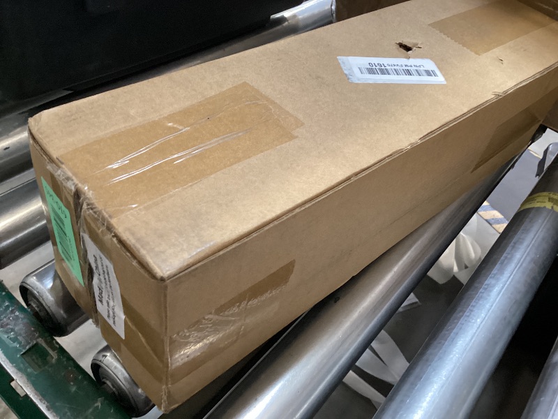 Photo 1 of 1 Inch Curtain Rods for Windows, 32 to 168 Inch Long Black Rustic Curtain Rod Set, Modern Design Drapery Tubes with Brackets Room Divider, For Indoor and Outdoor