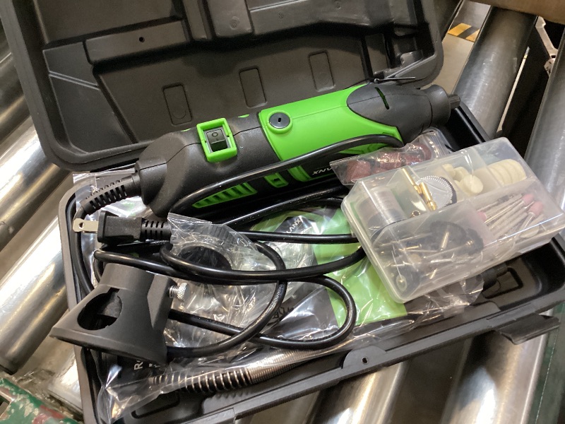 Photo 1 of 180W Rotary Tool Kit, 1.5-Amp PHALANX 6 Variable Speed with Flex Shaft, 8000-32000RPM Multi-Tool& 139pcs Accessories Kit, Power Multiuse Set Prefect for Crafting Projects and DIY Creations…