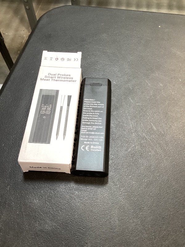 Photo 1 of Dual probes smart wireless meat thermometer 