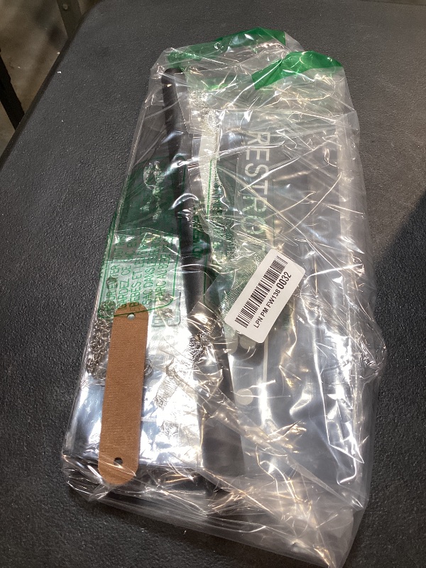 Photo 1 of Double-Sided Acrylic Restroom Sign Wall-Mounted Unisex Bathroom Sign with Arrow, Hanging Toilet Corridor Plaque with Metal Brackets for Home, Office, Businesses Hallway, 11 x 6 Inch