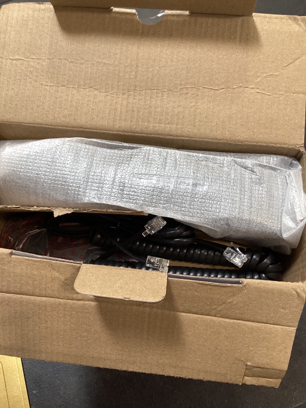 Photo 1 of AT&T CD4930 Corded Phone with Digital Answering System and Caller ID, Extra-Large Tilt Display & Buttons, Black