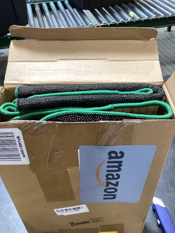 Photo 1 of Bencailor 3 Pieces Kitchen Rugs Set Non Slip Washable Kitchen Mats Farmhouse Welcome Door Mat Floor Rugs Absorbent for Home Laundry Living Room and Hallway,3 Sizes(Green, Brown)