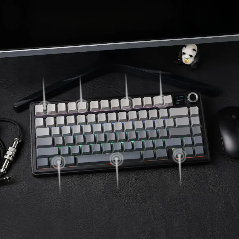 Photo 1 of AULA F75 comics WIRELESS MECHANICAL KEYBOARD, grey