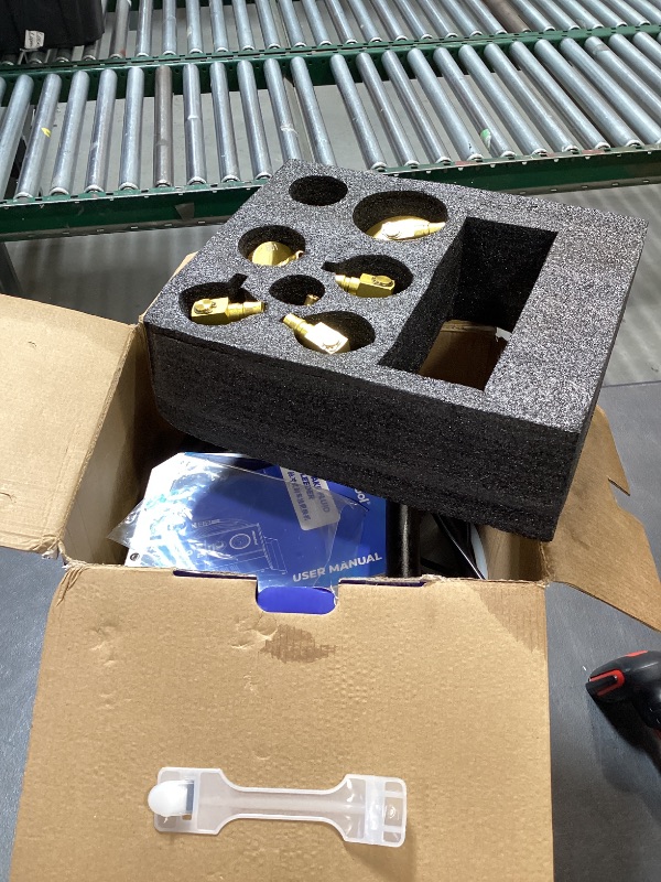 Photo 1 of MOTOCOCHE Brake Bleeder Kit One Person, Automatic Brake Fluid Bleeder Machine Dual Mode Pressure with 7pcs Master Cylinder Adapters, Recycling Bottle F118 Brake Bleeding Kit Air-Free Filling