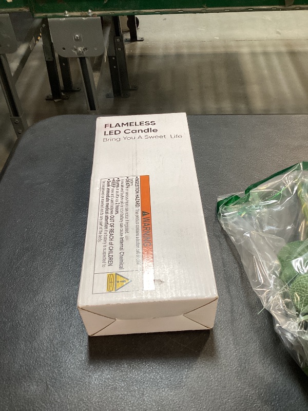 Photo 1 of Homemory 6 Pcs Waxy Flameless Taper Candles with Remote, Flickering Battery Operated Candlesticks, Led Fake Candles Tall Candle for Home, Wedding, Party, Ivory, 9.6 inches