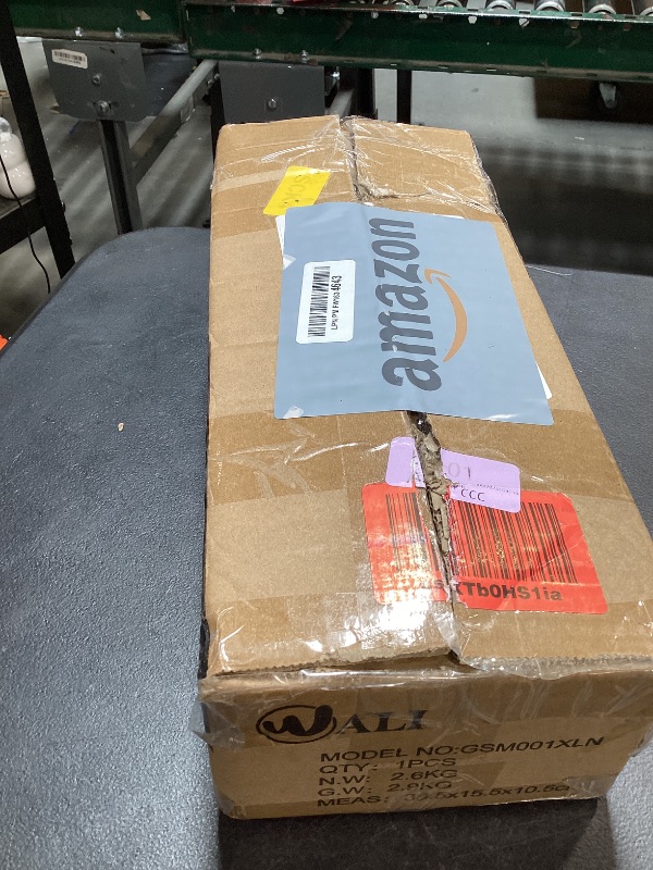 Photo 1 of WALI Heavy Duty Single Monitor Arm for 17-49 Inch Flat Curved Ultrawide Screens, up to 33 Lbs, Adjustable Gas Spring Single Monitor Desk Mount for Home Office Gaming, VESA 75/100mm (GSM001XLN), Black