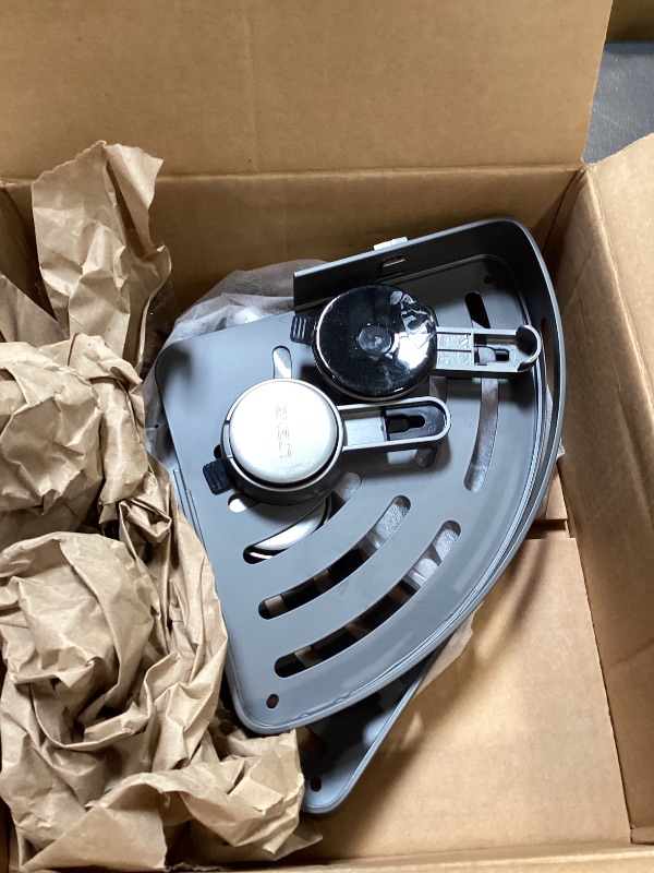 Photo 1 of ONXE Corner Shower Caddy Suction Cup,Shower Shelves with Hooks,No Drilling Powerful Upgrade Suction Bathroom Corner Organizers and Storage,Removable Waterproof Rustproof Shower Shelf Bathroom Decor