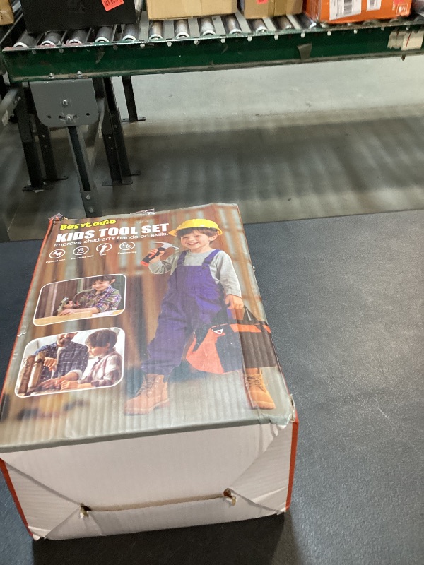 Photo 1 of 27-Piece Orange Kids Tool Set with Tool Storage Bag, Real Hand Tool Kit for Boys & Girls, Child Learning Tools for Building, Woodworking and Construction, 6+ Years Old Birthday Boy Easter Basket Gift