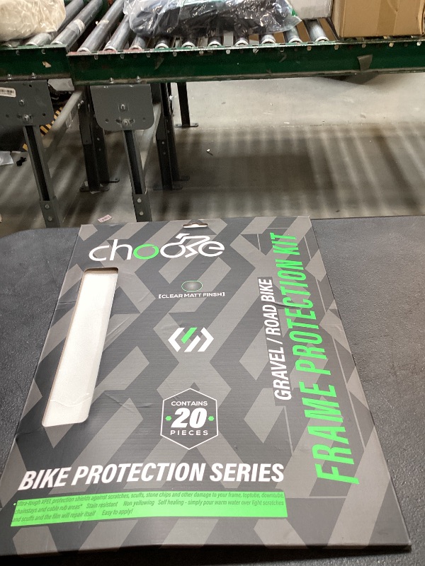 Photo 1 of CNC Road/Gravel Bike Frame Protection kit,20-Pcs Total Bike Frame Protector Sticker-Frame Guard Tape Wrap for Top/down Tube,Seatstays,Chainstay,Protects Bike from Scratches and Dings.transparent