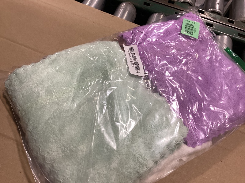 Photo 1 of 24 Pack Kitchen Dishcloths - Does Not Shed Fluff - Reusable Dish Towels, Dish cloths, Super Absorbent Coral Fleece Cleaning Cloths, Nonstick Oil Washable Fast Drying, 7 x 9 Inch (Multicolor)