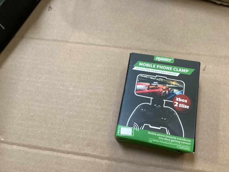 Photo 1 of EasEasy Phone Mount Clip Compatible for Xbox Elite Series 2 Controller, Foldable Mobile Phone Holder for Xbox Controller Elite Series 2-Black