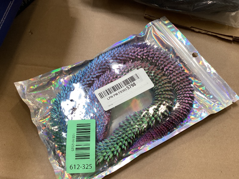 Photo 1 of 30 Inch 3D Printed Snake - Movable Articulated Snake, Perfect 3D Printed Animals for Educational Toys! Must-Have Toys for Kids and Collectors, Home Office Executive Desk Decor (Dazzling Color-2)