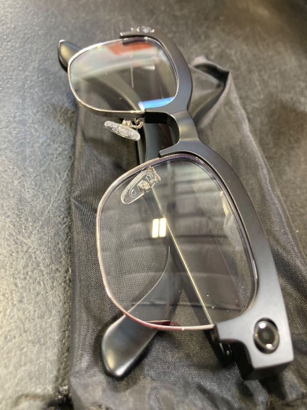 Photo 1 of MNVOEQ AI Smart Glasses with 4K Camera/Video Recording/Bluetooth for Men & Women/Hands-Free Recording Glasses with Audio, AI-Powered Wearable Tech/First-Person Camera/Travel/Bussiness/Sports/Drive