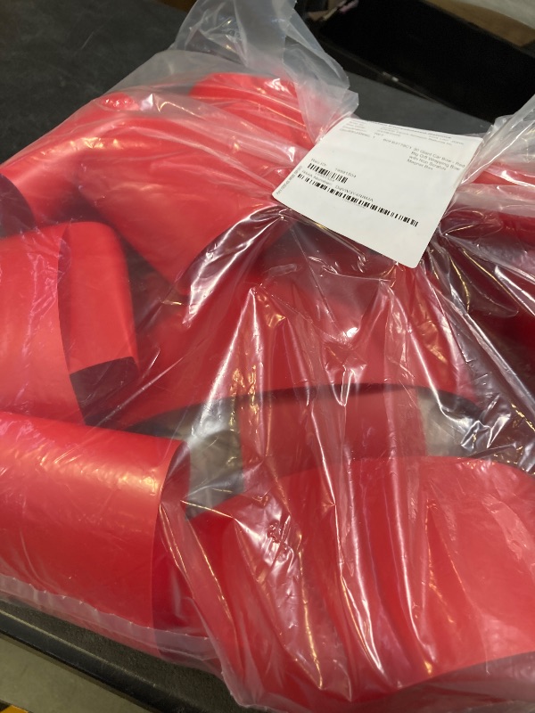 Photo 1 of 30" Giant Car Bow - Red | Big Gift Wrapping Bow with Non Scratch Magnet Base for Large Gift Decoration, Weather Resistant and Waterproof Vinyl Magnetic Big Car Bow (1 Pack)