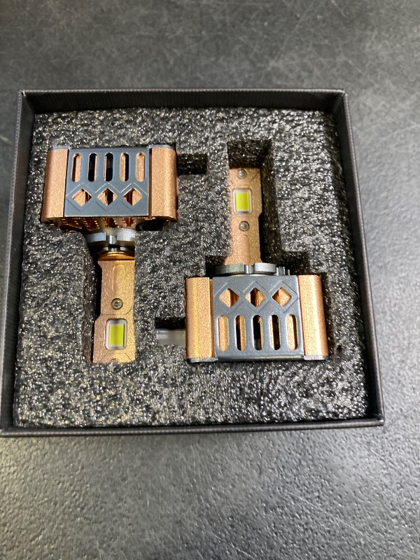 Photo 1 of SEALIGHT D3S D3R LED Bulbs, 6000K Plug and Play Cool White for HID Assembly Xenon HID Bulbs Replace 66340 42403 42302 Fog Light Bulbs, Pack of 2