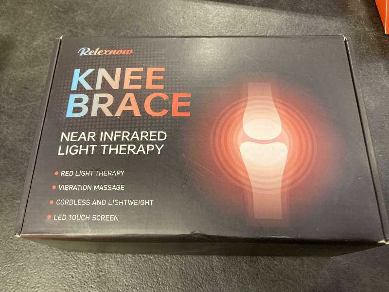 Photo 1 of Red Light Therapy Knee Brace, Vibration Knee Massage with Extension Band, Wireless Rechargeable Controller,660nm and 850nm Near Infrared Light Therapy Device for Knee/Elbow/Shoulder Pain Relief