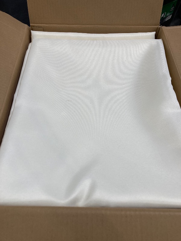 Photo 1 of Fitable 8 Pack Table Cloth Rectangle Table: Stain and Wrinkle Resistant Tablecloth Rectangular, Washable Polyester Tablecloths for Wedding Party Dining Banquet Event Catering(Ivory, 70x120 Inch)