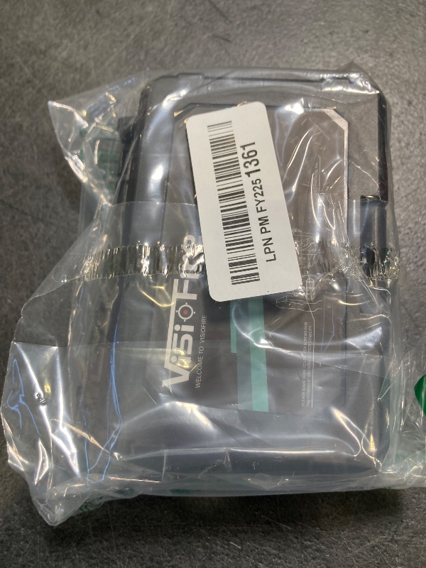 Photo 1 of Visiofire Fiber Optic Iron Sights for Picatinny Rail | Flip Up Front and Rear Backup Sights with Red Green Dots | Tool-Free Ajustable Rear Flip Up Sights | Pop Up Fiber Optic Sights Rapid Transition