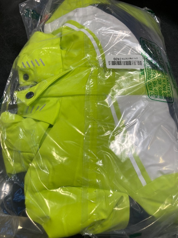 Photo 1 of HIGH EXPERIENCE Ski Jacket Women Snowboard Coat Fitted Slim Fit Snow Short Windproof Waterproof Insulated Warm Removable Hood (US, Alpha, X-Small, Regular, Regular, Lemon Yellow-Black)