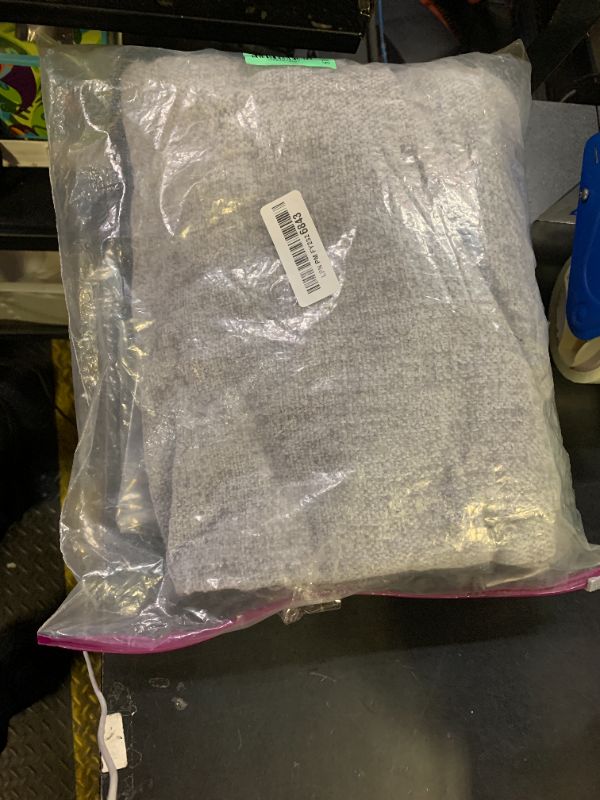 Photo 1 of Bedsure Throw Blankets for Couch - Textured Chunky Knit Woven Chenille Blanket - Super Soft, Warm Decorative Boho Throw with Tassels for Bed, Sofa and Living Room Decor, Grey, 50x60 Inches