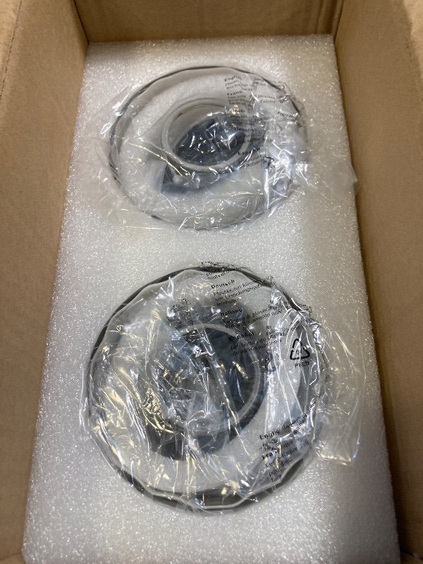 Photo 1 of 2 Pack Black Pendant Lights Kitchen Island, Adjustable Modern Glass Pendant Light Fixtures Hanging Light Fixture with Hammerde Glass Shade for Bedroom Dining Room Living Room Entryway