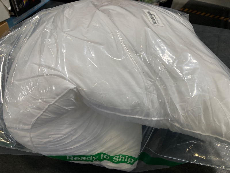 Photo 1 of Bedsure Pillows Queen Size - Hotel Collection Bed Pillows for Sleeping, with Down Alternative Filling, Soft Support for Back, Stomach or Side Sleepers, Queen/Full, 48"x19", White