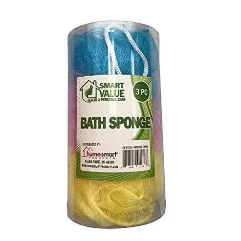 Photo 1 of SMART VALUE Bath Sponge in Canister 3 PSc