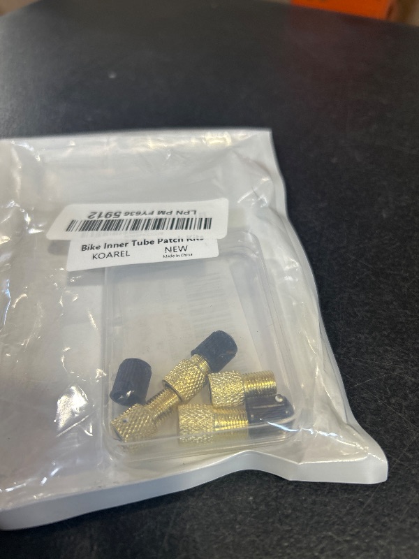 Photo 1 of Xioysnil 4 PCs Brass Presta Valve Adapter - Convert Presta to Schrader for Bike, e-Bike, e-Scooter - Inflate Tire with Standard Pump & Air Compressor - with 4 Valve Caps