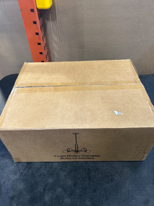 Photo 1 of 5-Light Globe Chandelier Pendant Lighting - Modern Large Semi-Flush Ceiling Light Fixture with Smoked Glass, Black Dining Room Light Fixture, Sputnik Light Fixture for Kitchen Living Room Bedroom