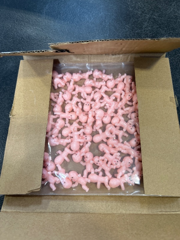 Photo 1 of ZZYFGH 60 PCS Plastic Babies for Games, 1 Inch White Mini Babies Tiny Baby for Shower Game, My Water Broke Ice Cube Game, King Cake Baby for Party Decorations