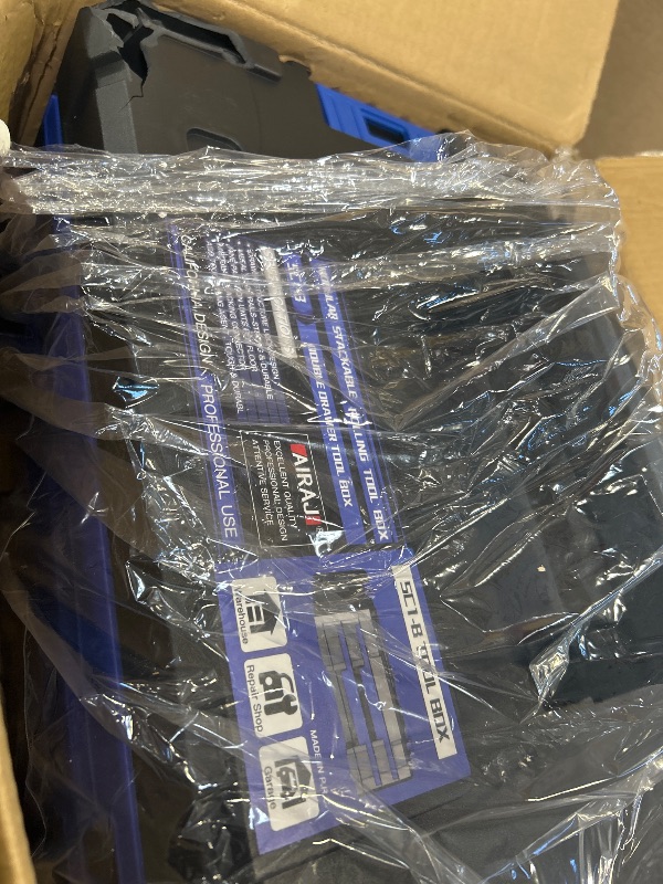 Photo 1 of 18 Inch Tool Box with Double Drawers | AIRAJ Stackable Modular Tool Organizer Box Storage System | Garage Storage | Home Repair | Professional Use | (SC1-B)