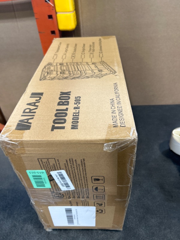 Photo 1 of 18 Inch Tool Box with Double Drawers | AIRAJ Stackable Modular Tool Organizer Box Storage System | Garage Storage | Home Repair | Professional Use | (SC1-B)