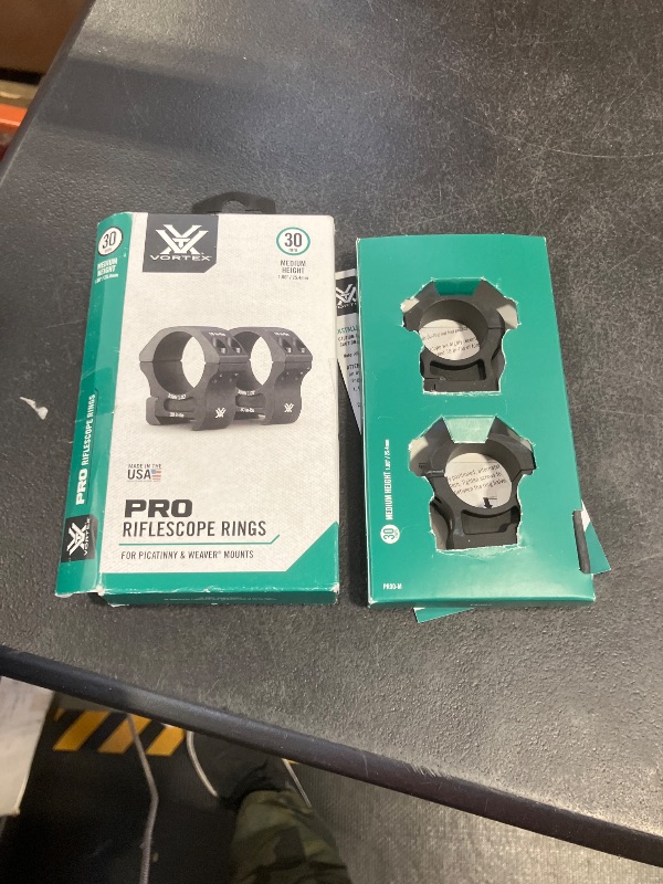 Photo 1 of Vortex Optics Pro Series Riflescope Rings