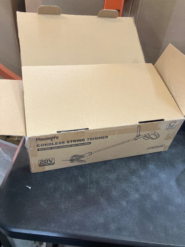 Photo 1 of 12-Inch Cordless Weed Eater Trimmer Compatible with Dewalt 20V MAX Battery, 3-in-1 Weed Wacker Edger & Mini Mower, 8500RPM Auto Feed String Trimmer w/Adjustable Handle (Tool Only)